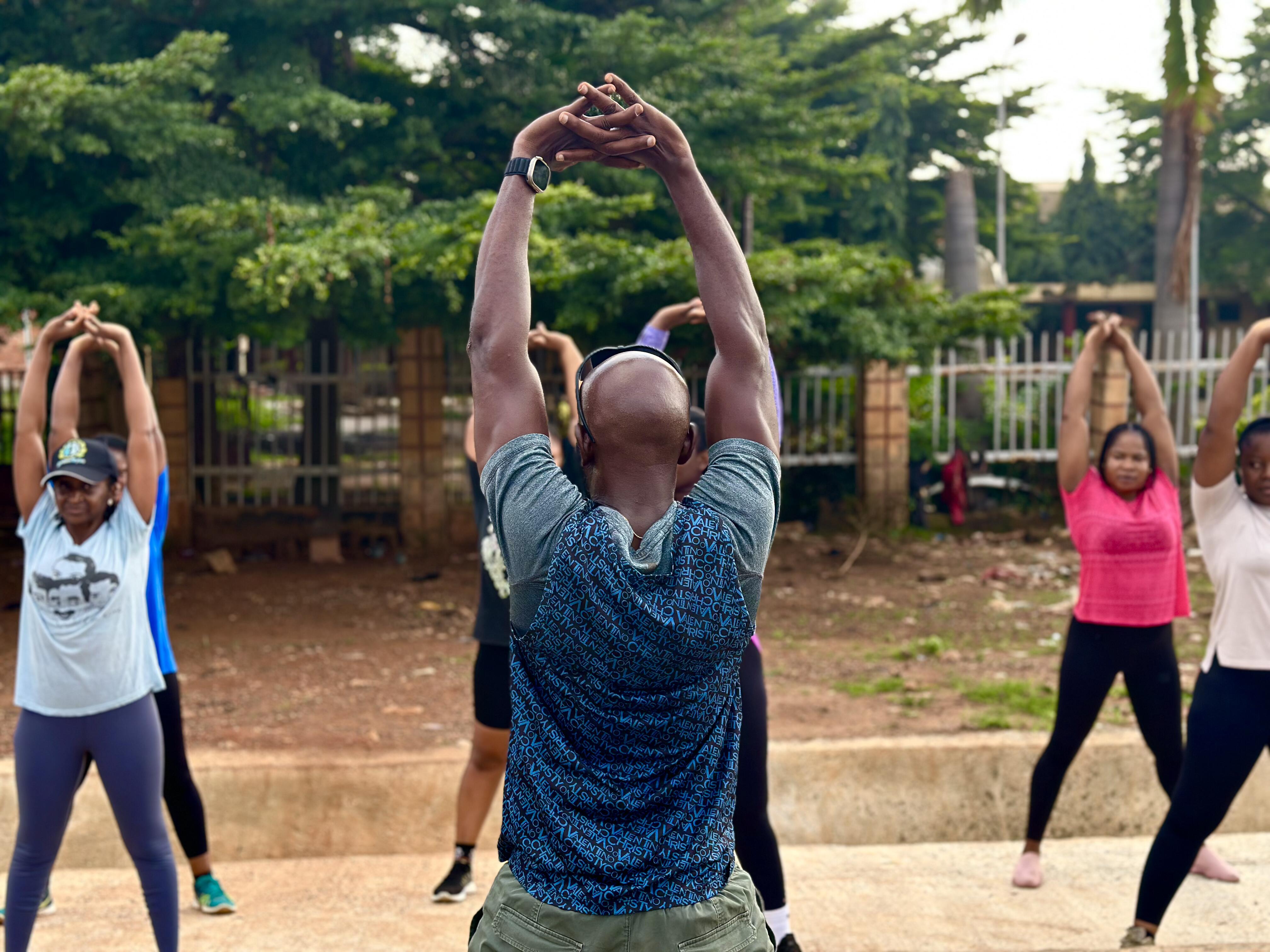 True Paddle Fitness members at a Court & Core session